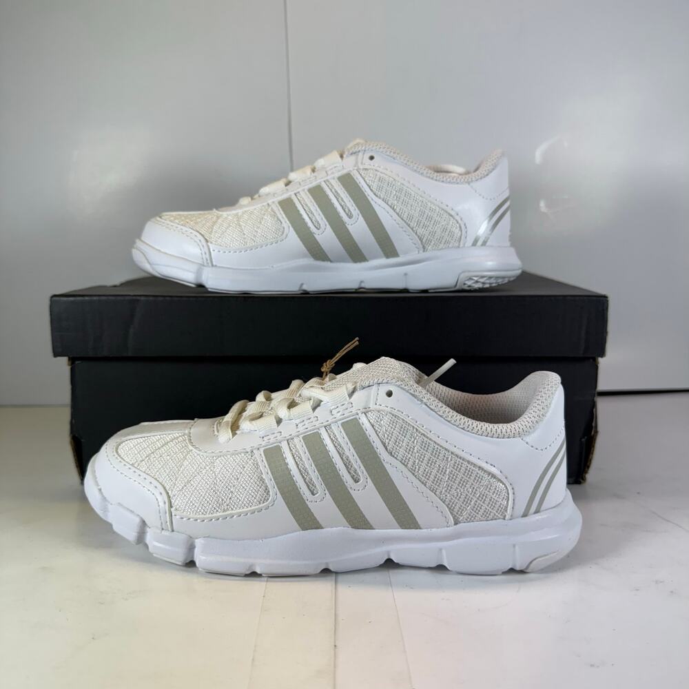 Adidas Triple Cheer C White/White B35539 Size 12.5 Kids
